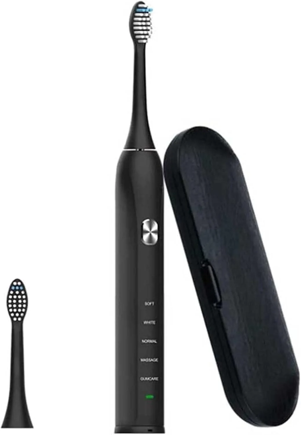 مسواک برقی، مسواک برقی بزرگسالان با 5 حالت، مسواک برقی بزرگسالان شامل 2 سر جایگزین با عملکرد تمیز کنندگی قوی (رنگ: مشکی) مسواک برقی، مسواک برقی بزرگسالان با 5 حالت، مسواک برقی بزرگسالان شامل 2 سر جایگزین با عملکرد تمیز کنندگی قوی (رنگ: مشکی)