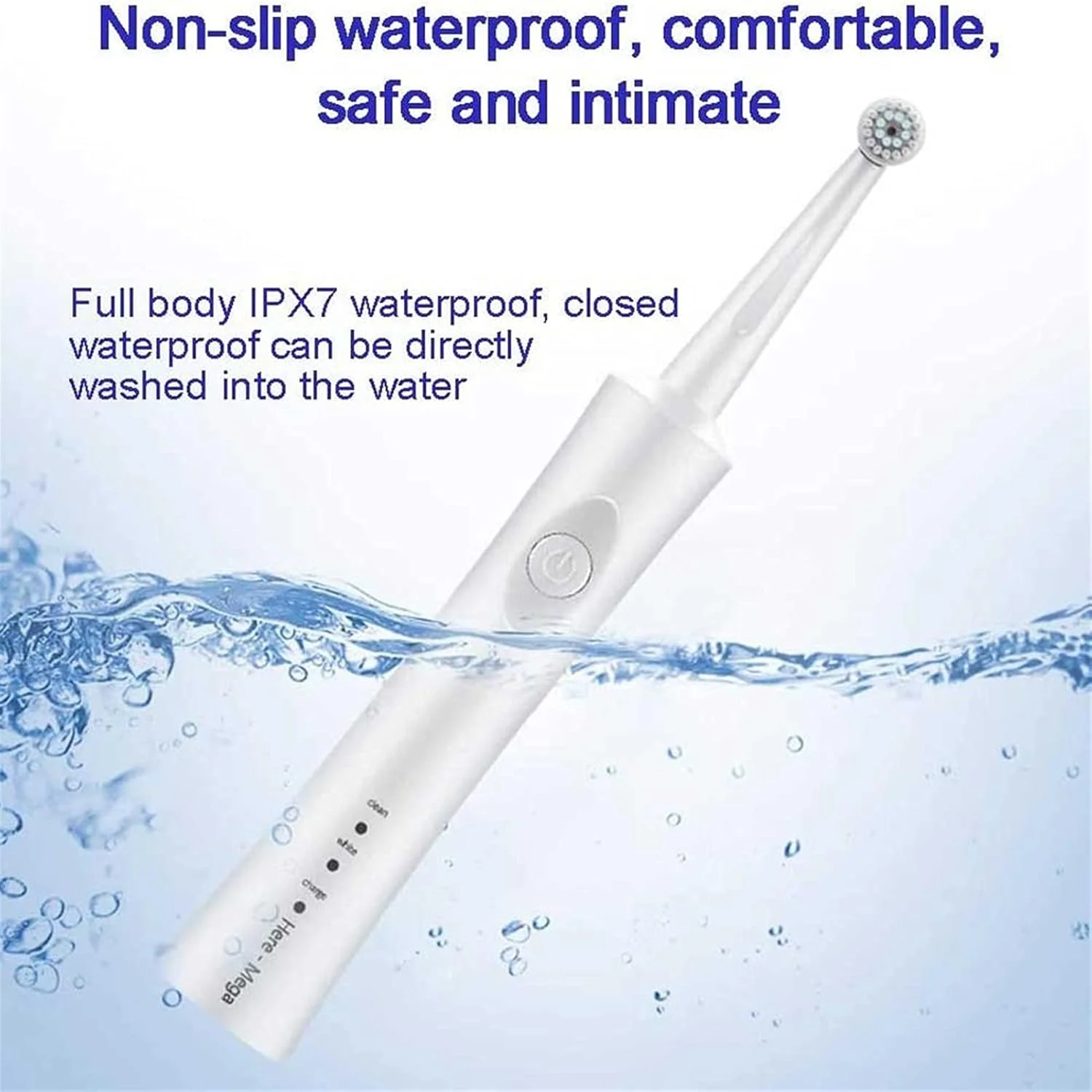 مسواک برقی شارژی، مسواک برقی برای نوجوانان، حداقل 12 ساعت استفاده با شارژ القایی برای 3 هفته، عملکرد پاک کنندگی قوی (رنگ: سفید)