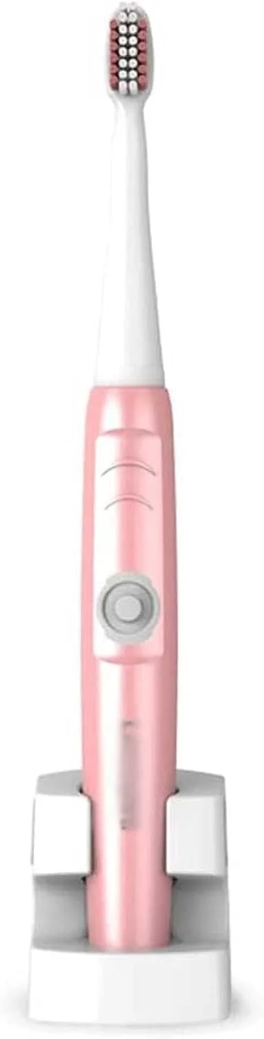 مسواک برقی UOOD، سفید کننده صوتی با قدرت 30000 VPM، مسواک های برقی قابل شارژ برای بزرگسالان و کودکان، 4 سر برس، عملکرد تمیز کنندگی قوی ضد آب (رنگ: صورتی) مسواک برقی UOOD، سفید کننده صوتی با قدرت 30000 VPM، مسواک های برقی قابل شارژ برای بزرگسالان و کودکان، 4 سر برس، عملکرد تمیز کنندگی قوی ضد آب (رنگ: صورتی)