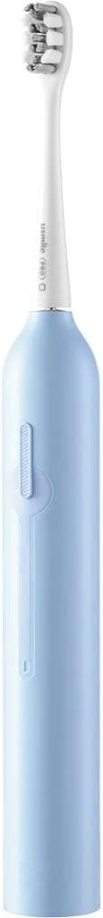 مسواک برقی یوسمایل، مسواک برقی صوتی قابل شارژ USB برای بزرگسالان، مسواک سفید کننده با تایمر هوشمند، شارژ سریع 4 ساعته برای 6 ماه، آبی P1