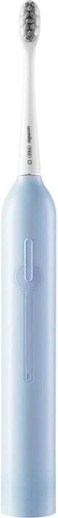 مسواک برقی یوسمایل، مسواک برقی صوتی قابل شارژ USB برای بزرگسالان، مسواک سفید کننده با تایمر هوشمند، شارژ سریع 4 ساعته برای 6 ماه، آبی P1