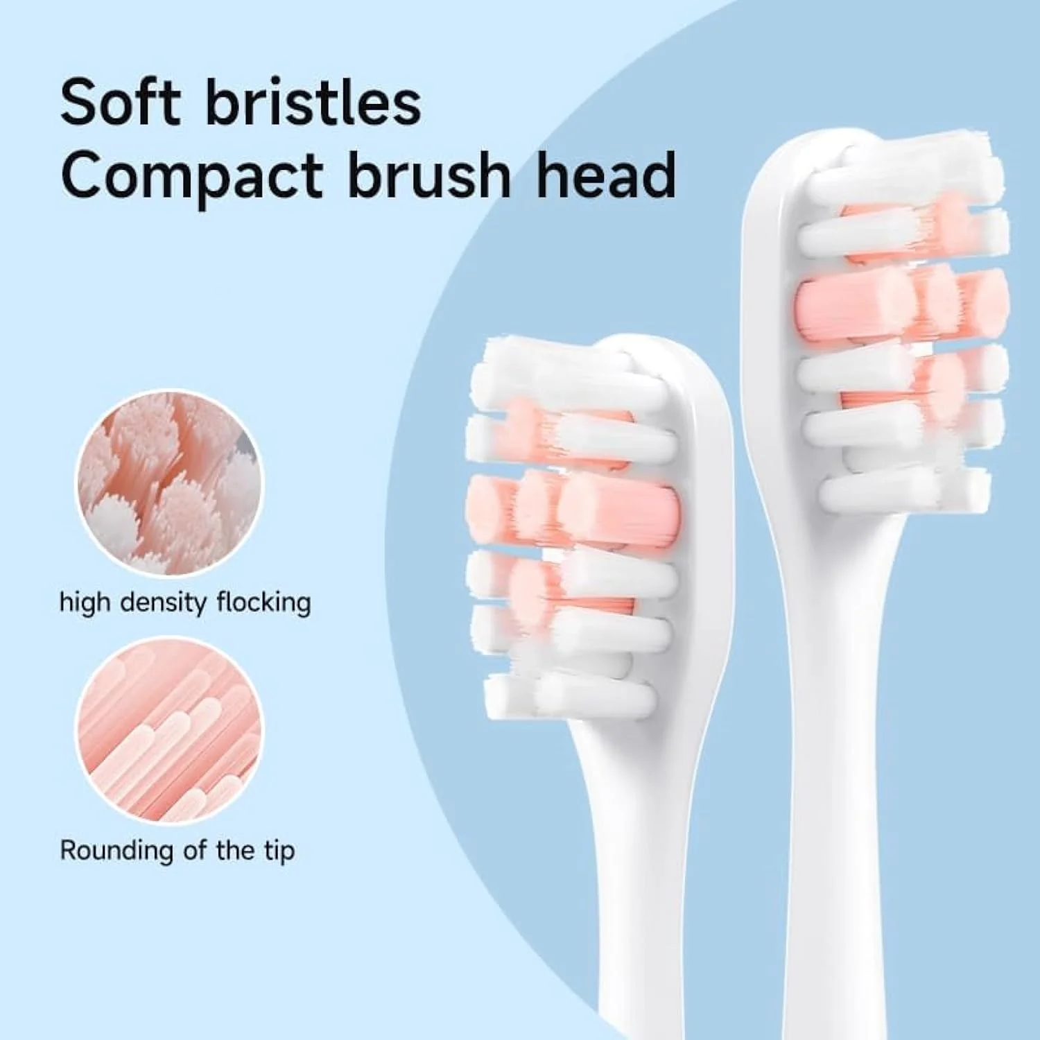 مسواک برقی بزرگسالان Reva V3 Sonic، دارای نمایشگر دوگانه، 5 حالت، باتری 200 روزه، 4 سر برس، ضد آب IPX7