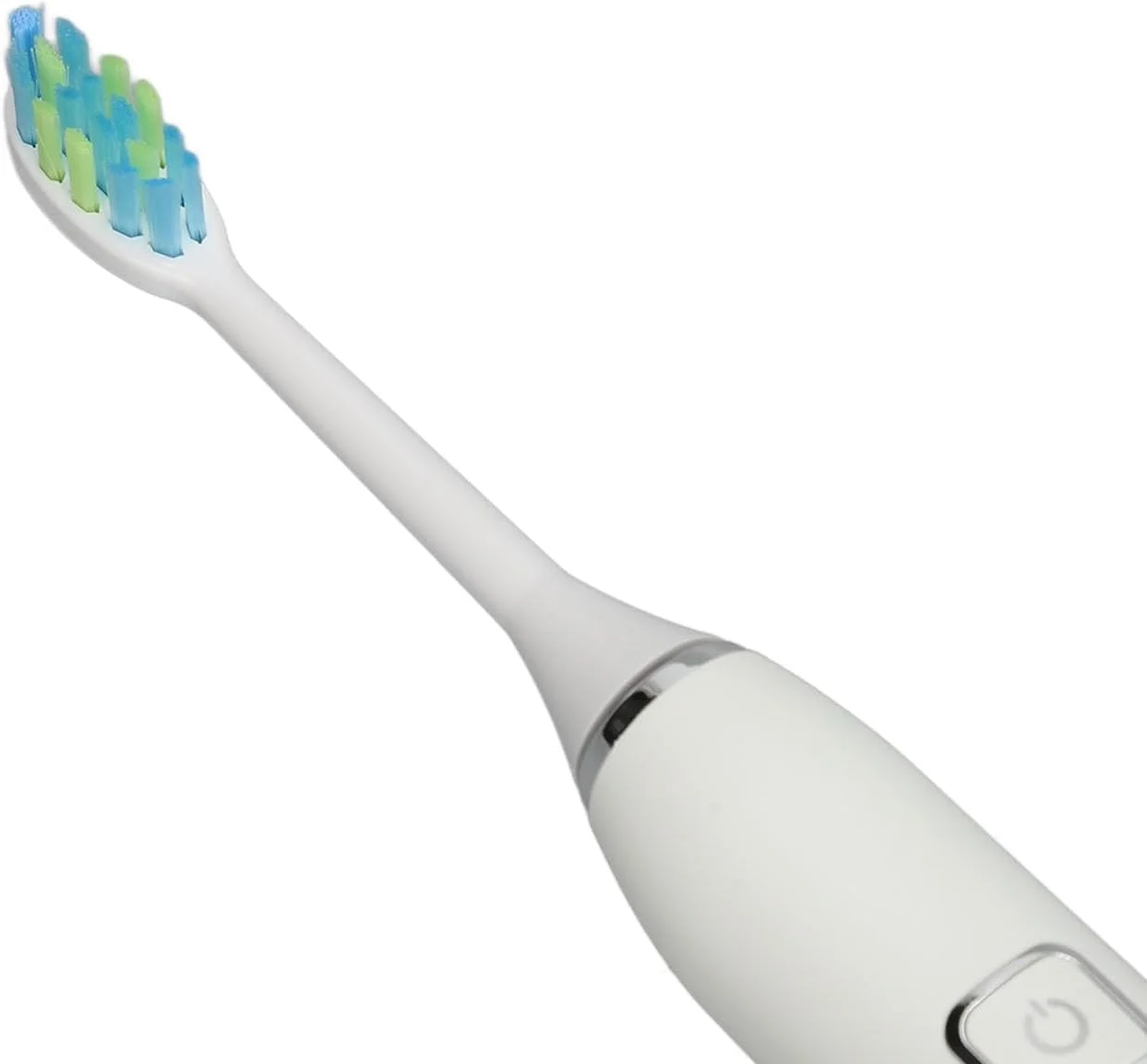 مسواک برقی وومکو، مسواک شارژی سونیک، 5 حالت IPX7 ضد آب 1200mAh مسواک هوشمند، با سر برس برای مسافرت خانگی (سفید)
