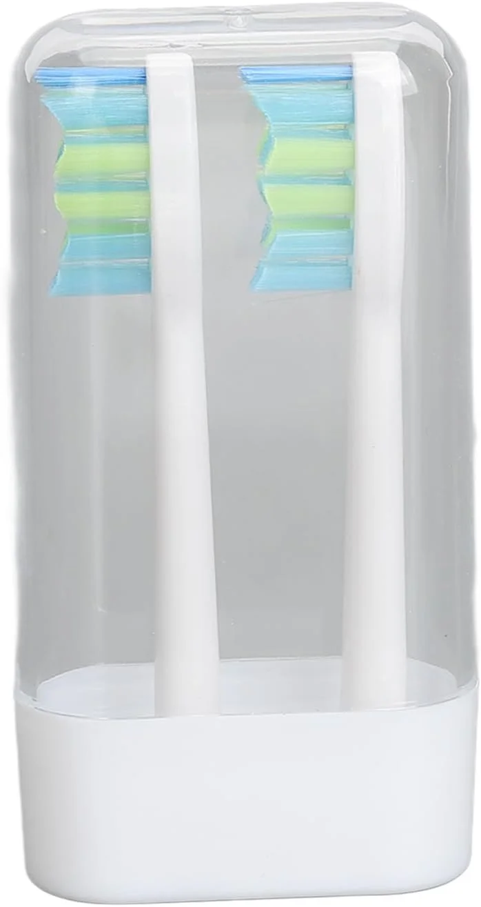 مسواک برقی وومکو، مسواک شارژی سونیک، 5 حالت IPX7 ضد آب 1200mAh مسواک هوشمند، با سر برس برای مسافرت خانگی (سفید)