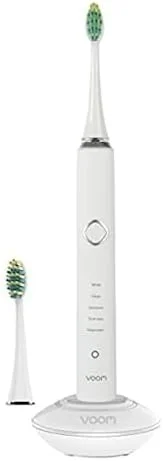 مسواک برقی بزرگسالان Voom Sonic Pro 7، مسواک برقی Sonicare با 40000 VPM با 5 حالت پاکسازی عمیق، مسواک های قابل شارژ شارژ سریع 4 ساعت دوام 8 هفته