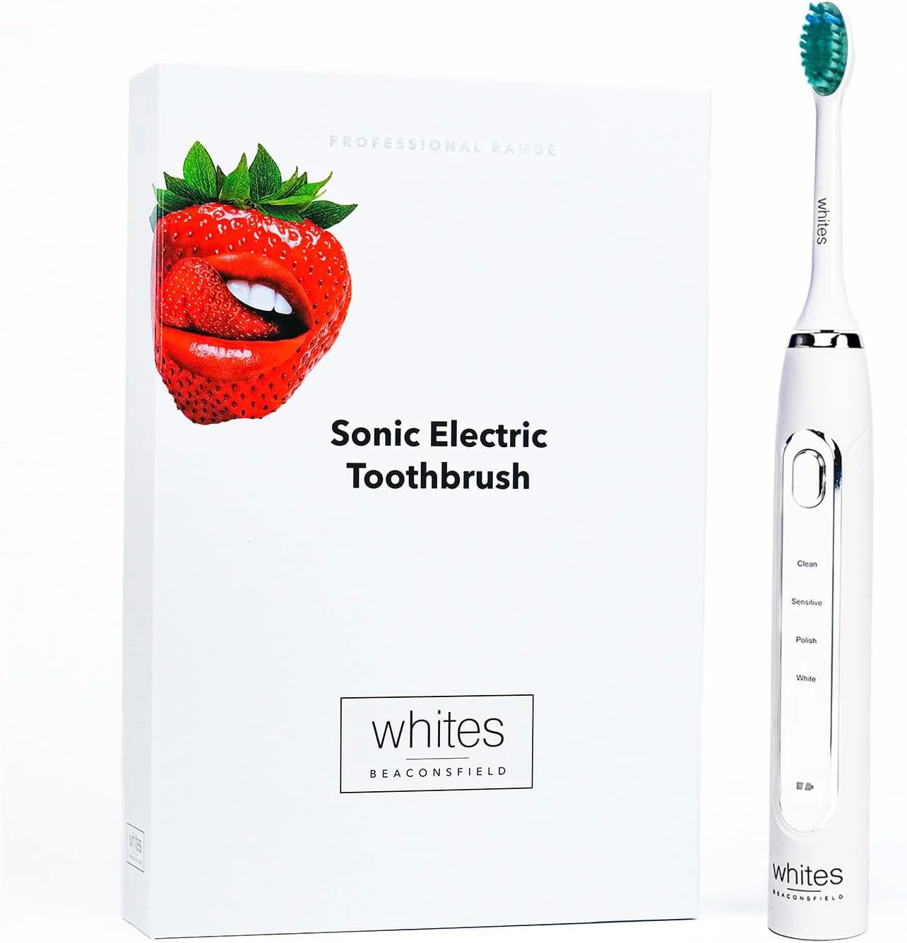 مسواک برقی LED Sonic Beaconsfield Whites: سفید کننده پیشرفته دندان با فناوری نور آبی، 4 حالت تمیز کردن، طراحی ضد آب، شامل 2 سری جایگزین، شارژ USB مسواک برقی LED Sonic Beaconsfield Whites: سفید کننده پیشرفته دندان با فناوری نور آبی، 4 حالت تمیز کردن، طراحی ضد آب، شامل 2 سری جایگزین، شارژ USB