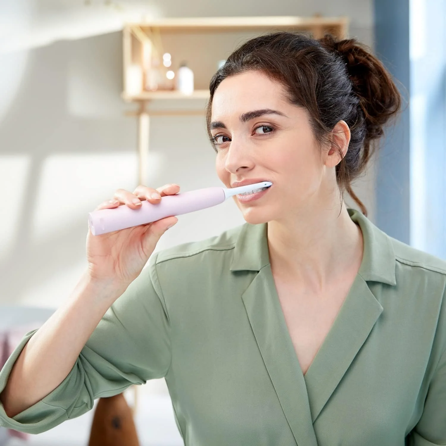 مسواک برقی شارژی پیشرفته سفید کننده فیلیپس Sonicare، 4 حالت، 3 شدت، حسگر فشار لثه، بلوتوث، دوشاخه حمام 2 پین بریتانیا - صورتی - Hx9631/18 مسواک برقی شارژی پیشرفته سفید کننده فیلیپس Sonicare، 4 حالت، 3 شدت، حسگر فشار لثه، بلوتوث، دوشاخه حمام 2 پین بریتانیا - صورتی - Hx9631/18