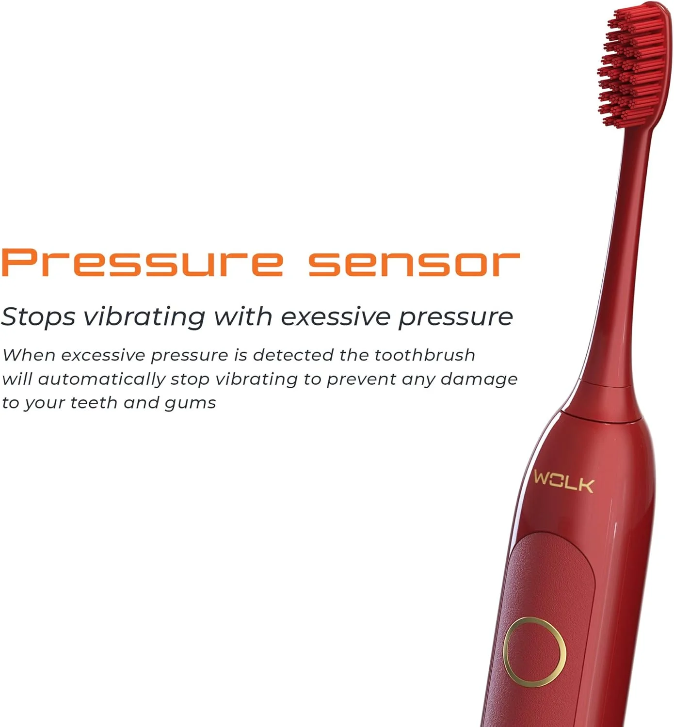 مسواک برقی سفید کننده فوق العاده WOLK T6421 با حسگر فشار و 5 حالت مسواک زدن، 8 سر برس Dupont، کیف مسافرتی عالی، قابل شارژ، رنگ عنابی مسواک برقی سفید کننده فوق العاده WOLK T6421 با حسگر فشار و 5 حالت مسواک زدن، 8 سر برس Dupont، کیف مسافرتی عالی، قابل شارژ، رنگ عنابی