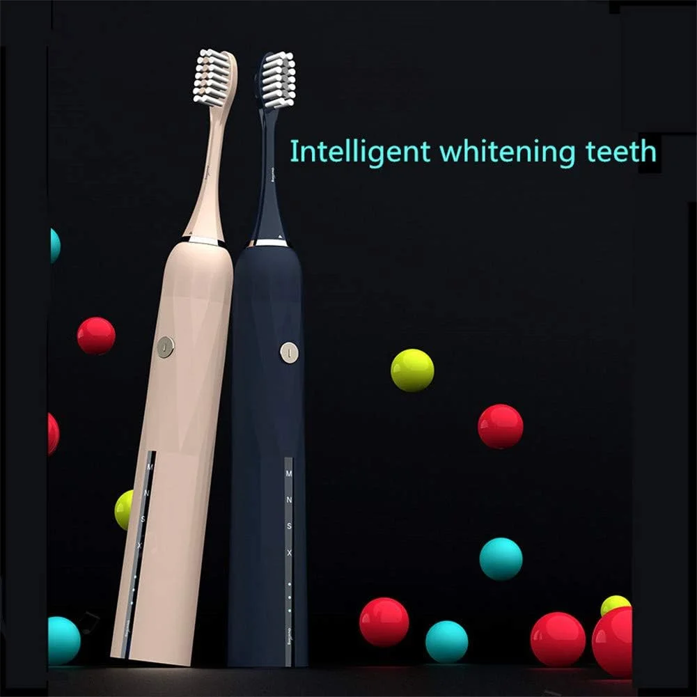 مسواک برقی صوتی XJZM، 4 حالت، 4 سر برس، شارژ سریع USB، منبع تغذیه، 1 ساعت شارژ، حداقل 30 روز استفاده (صورتی) مسواک برقی صوتی XJZM، 4 حالت، 4 سر برس، شارژ سریع USB، منبع تغذیه، 1 ساعت شارژ، حداقل 30 روز استفاده (صورتی)