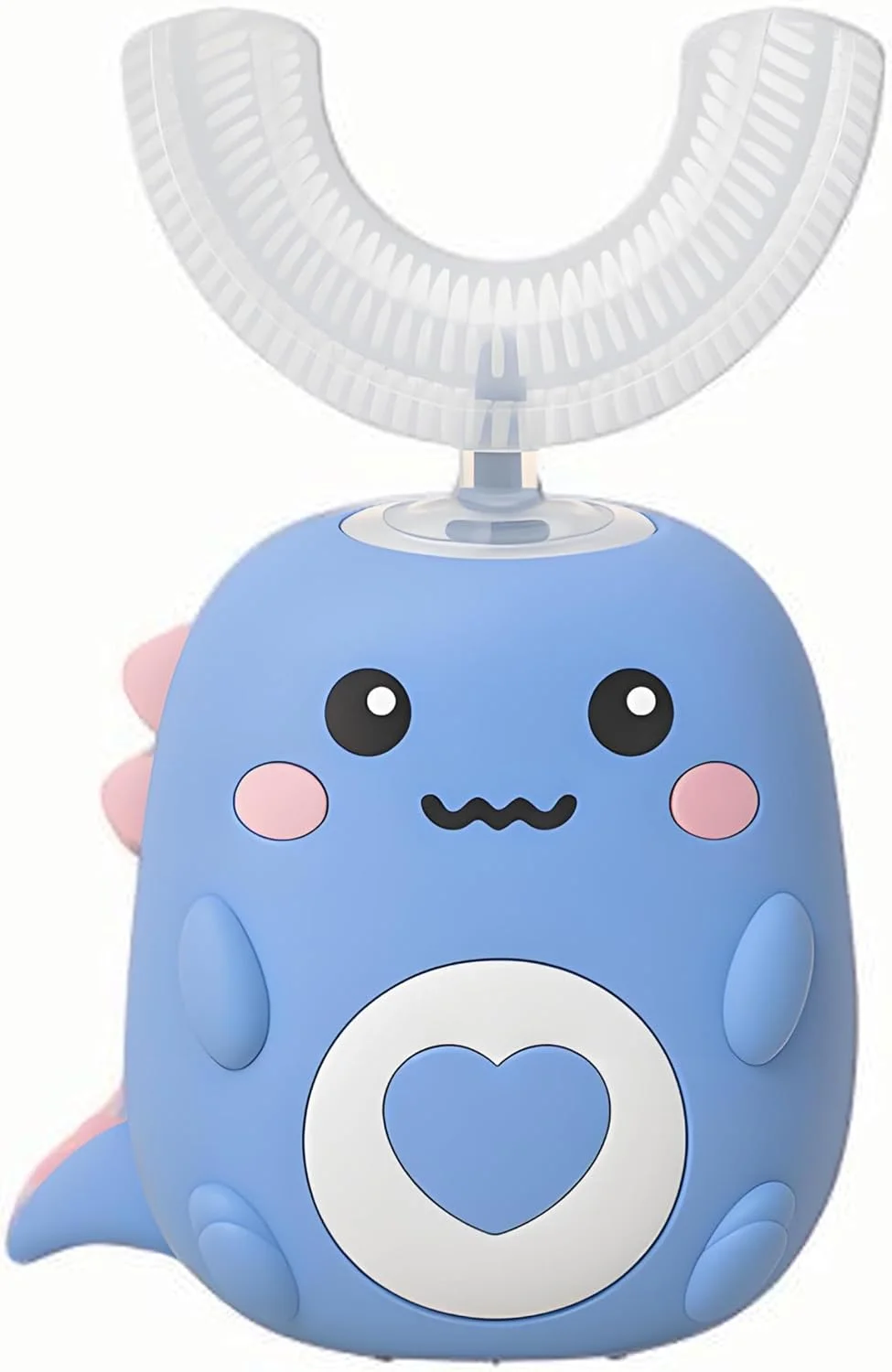 مسواک اولتراسونیک U شکل تادلا 360 درجه، مسواک برقی اولتراسونیک U شکل کودکانه با چراغ های LED، تمیز کننده 360 درجه دندان با 3 حالت، ضد آب Ipx7 (آبی)