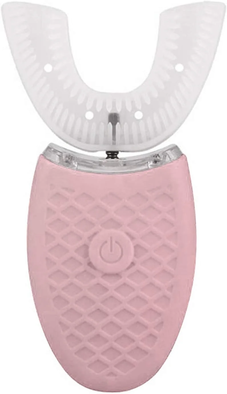 مسواک برقی اتوماتیک یونگلو، مسواک هوشمند برقی با نور آبی 360 درجه، مسواک U شکل، شارژ USB، سفید کننده دندان