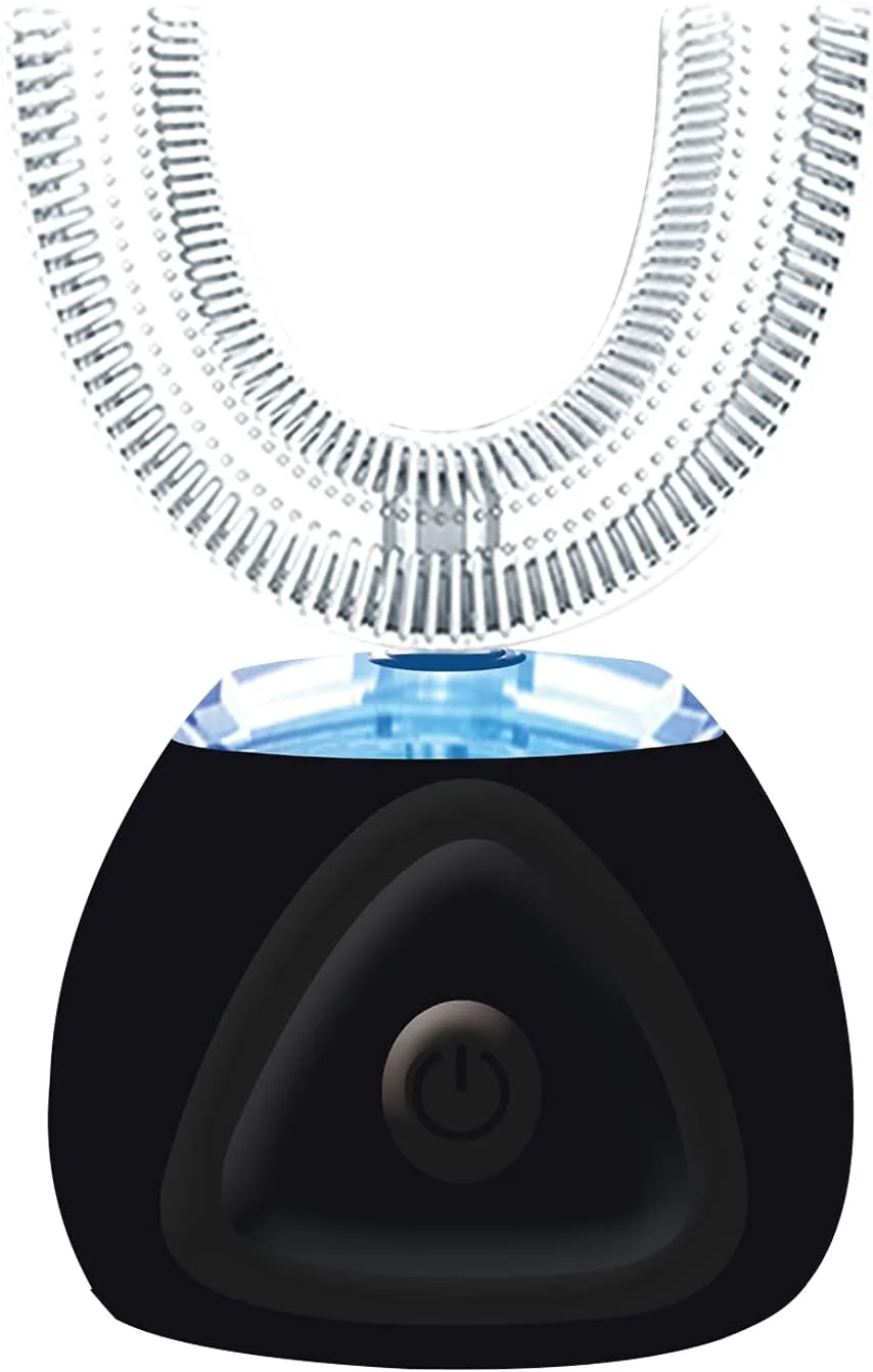 مسواک برقی U شکل ARNIM، ضد آب IPX7، 360 درجه، قابل شارژ، اتوماتیک با تایمر 30 ثانیه ای