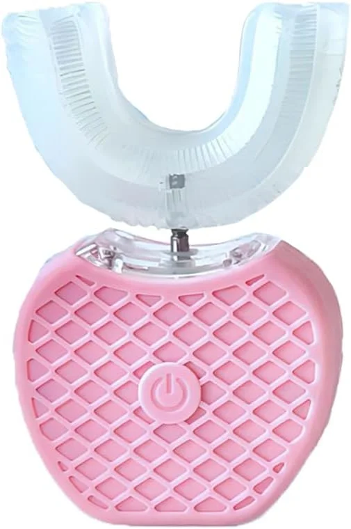 مسواک اتوماتیک U شکل DRAYMAT، مسواک التراسونیک U شکل، 4 حالت صوتی، برس های سیلیکونی ضد باکتری، 6 ساعت زمان کارکرد، پایه شارژ USB، دکمه دایکاست، طراحی ارگونومیک