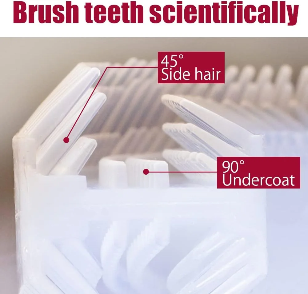 مسواک اولتراسونیک مارتنیت برای بزرگسالان، مسواک برقی اتوماتیک قابل حمل، برس نرم قابل شستشو، تایمر اتوماتیک 30 ثانیه ای، شارژ بی سیم، دو منظوره برای مسافرت و خانه