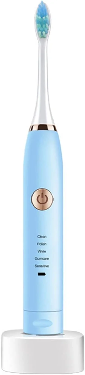جا مسواکی برقی شارژی USB، مسواک ویبره سونیک 5 سرعته شارژی، مسواک برقی شارژی برای بزرگسالان، سورپرایز کوچک