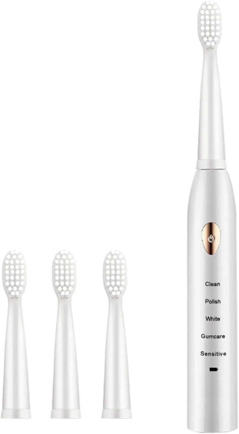 مسواک برقی صوتی NC 2021 با 5 سرعت، مناسب بزرگسالان، شارژ USB، استفاده خانگی