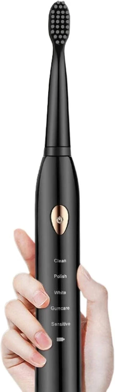 مسواک برقی صوتی NC 2021 با 5 سرعت، مناسب بزرگسالان، شارژ USB، استفاده خانگی