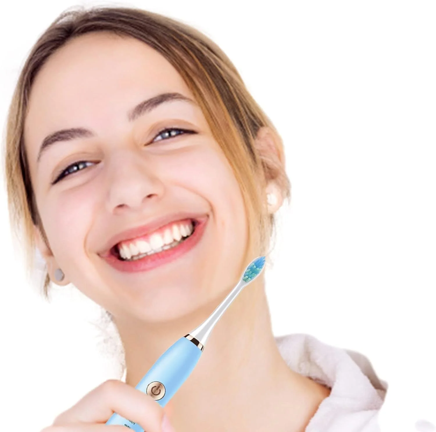 جا مسواکی برقی شارژی USB، مسواک ویبره سونیک 5 سرعته شارژی، مسواک برقی شارژی برای بزرگسالان، سورپرایز کوچک