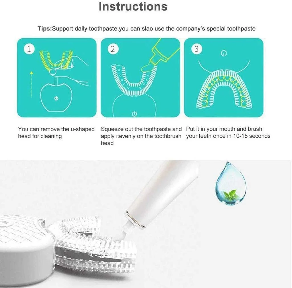 مسواک برقی اولتراسونیک 360 درجه سفید کننده دندان SBSNH، مسواک صوتی برای بزرگسالان، قابل شارژ، قابل حمل، دارای نور LED محافظ لثه IPX7 (رنگ: B) مسواک برقی اولتراسونیک 360 درجه سفید کننده دندان SBSNH، مسواک صوتی برای بزرگسالان، قابل شارژ، قابل حمل، دارای نور LED محافظ لثه IPX7 (رنگ: B)