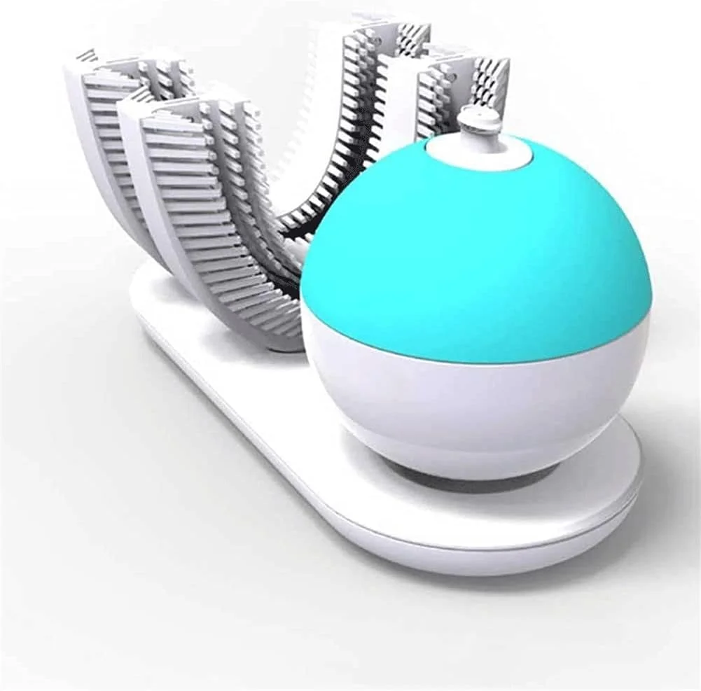 مسواک برقی تمام اتوماتیک UOOD، تمیز کننده التراسونیک 360 درجه، نور سرد، دستگاه سفید کننده، مسواک اتوماتیک با حمل آسان