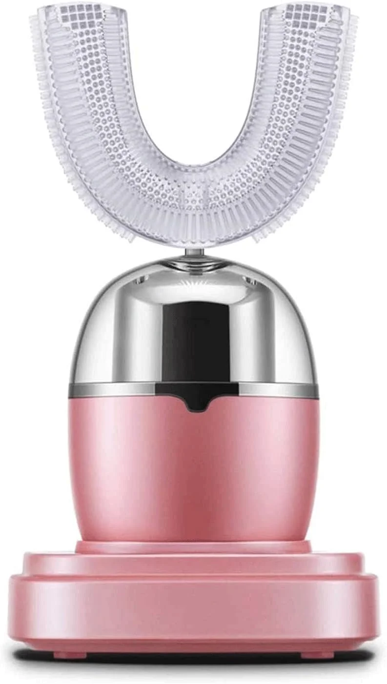 مسواک التراسونیک ارتقا یافته برای بزرگسالان، مسواک U شکل، مسواک برقی اتوماتیک، مسواک صوتی با حمل آسان (رنگ: صورتی) مسواک التراسونیک ارتقا یافته برای بزرگسالان، مسواک U شکل، مسواک برقی اتوماتیک، مسواک صوتی با حمل آسان (رنگ: صورتی)