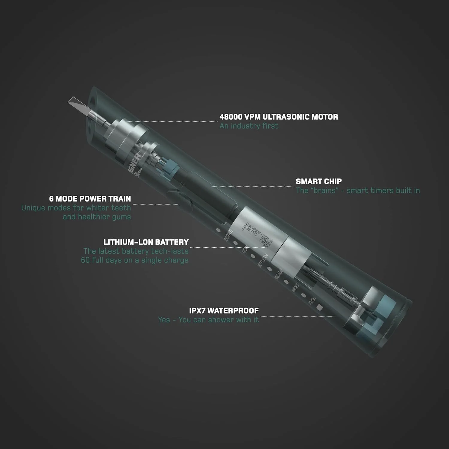 مسواک برقی اولتراسونیک واگنر اشترن با 8 سری مشکی ذغالی. برای تنفس تازه و لبخند سالم. (سبز) مسواک برقی اولتراسونیک واگنر اشترن با 8 سری مشکی ذغالی. برای تنفس تازه و لبخند سالم. (سبز)
