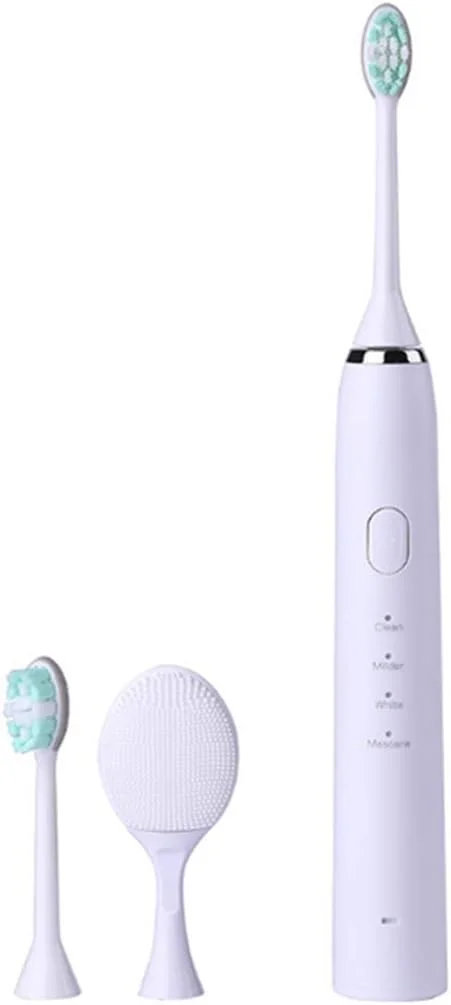 مسواک برقی صوتی شارژی تمیز کننده صورت 2 در 1 YP Select - سفید مسواک برقی صوتی شارژی تمیز کننده صورت 2 در 1 YP Select - سفید