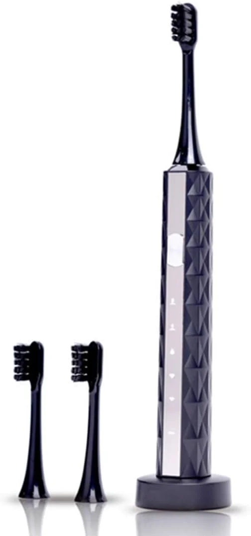 مسواک برقی اولتراسونیک با موهای نرم و شارژ القایی مغناطیسی - مشکی مسواک برقی اولتراسونیک با موهای نرم و شارژ القایی مغناطیسی - مشکی