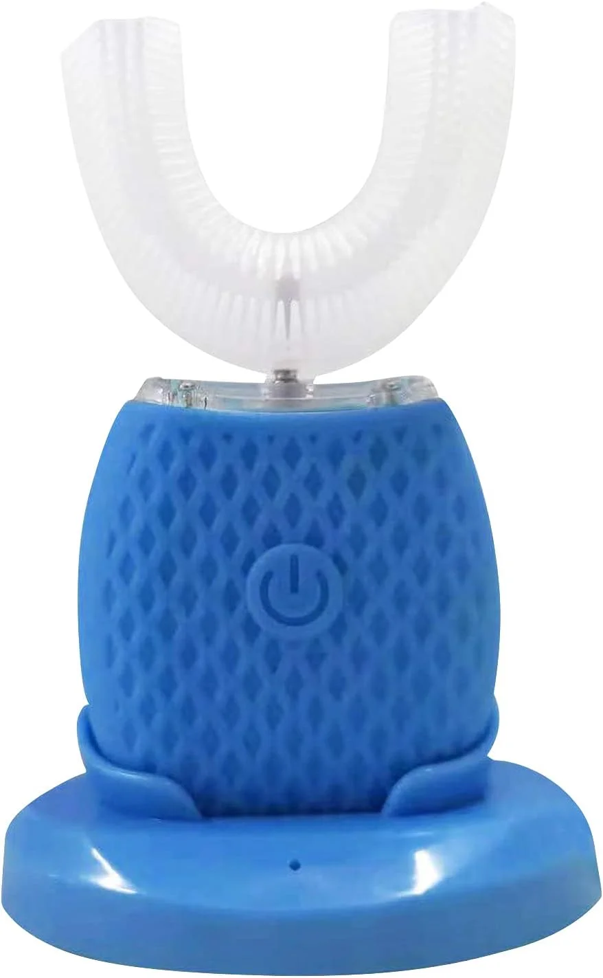 مسواک برقی U شکل YueStar مخصوص بزرگسالان، مسواک اتوماتیک 360 درجه بی سیم با تایمر اتوماتیک 30 ثانیه ای و استاندارد ضدآب IPX7 مسواک برقی U شکل YueStar مخصوص بزرگسالان، مسواک اتوماتیک 360 درجه بی سیم با تایمر اتوماتیک 30 ثانیه ای و استاندارد ضدآب IPX7