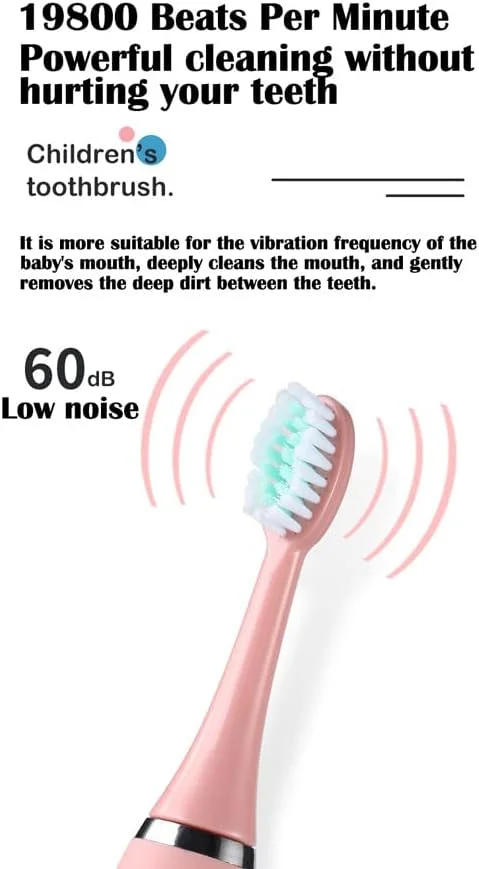 مسواک برقی اولتراسونیک کودکانه ZCM HAPPY، فوق العاده نرم، ضد آب، پاک کننده دندان، شارژ USB (6 سری) (سبز) مسواک برقی اولتراسونیک کودکانه ZCM HAPPY، فوق العاده نرم، ضد آب، پاک کننده دندان، شارژ USB (6 سری) (سبز)