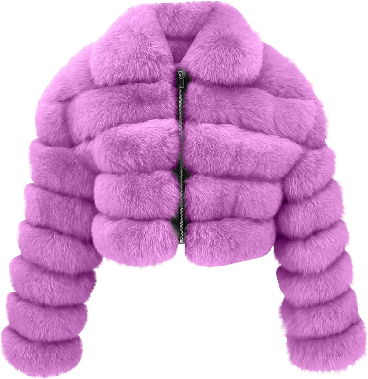 کت زنانه خز مصنوعی، ژاکت جلوباز، نیمتنه، یقه برگردان، زیپدار، ژاکتهای پشمالو، آستین بلند، لباس بیرونی گرم و شیک کت زنانه خز مصنوعی، ژاکت جلوباز، نیمتنه، یقه برگردان، زیپدار، ژاکتهای پشمالو، آستین بلند، لباس بیرونی گرم و شیک