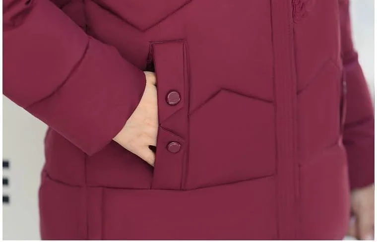 کت زمستانی زنانه YQUXIA، ضد باد، گرم، ضخیم، شیک، چند منظوره، لحافی، مناسب رفت و آمد روزمره، مناسب فضای باز