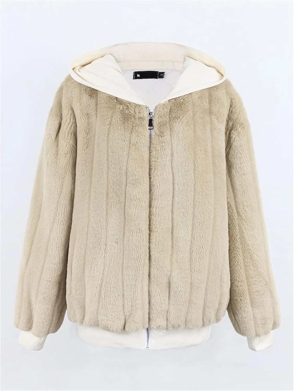 کاپشن زنانه زارافت مدل Feather رنگ خاکی سایز XL