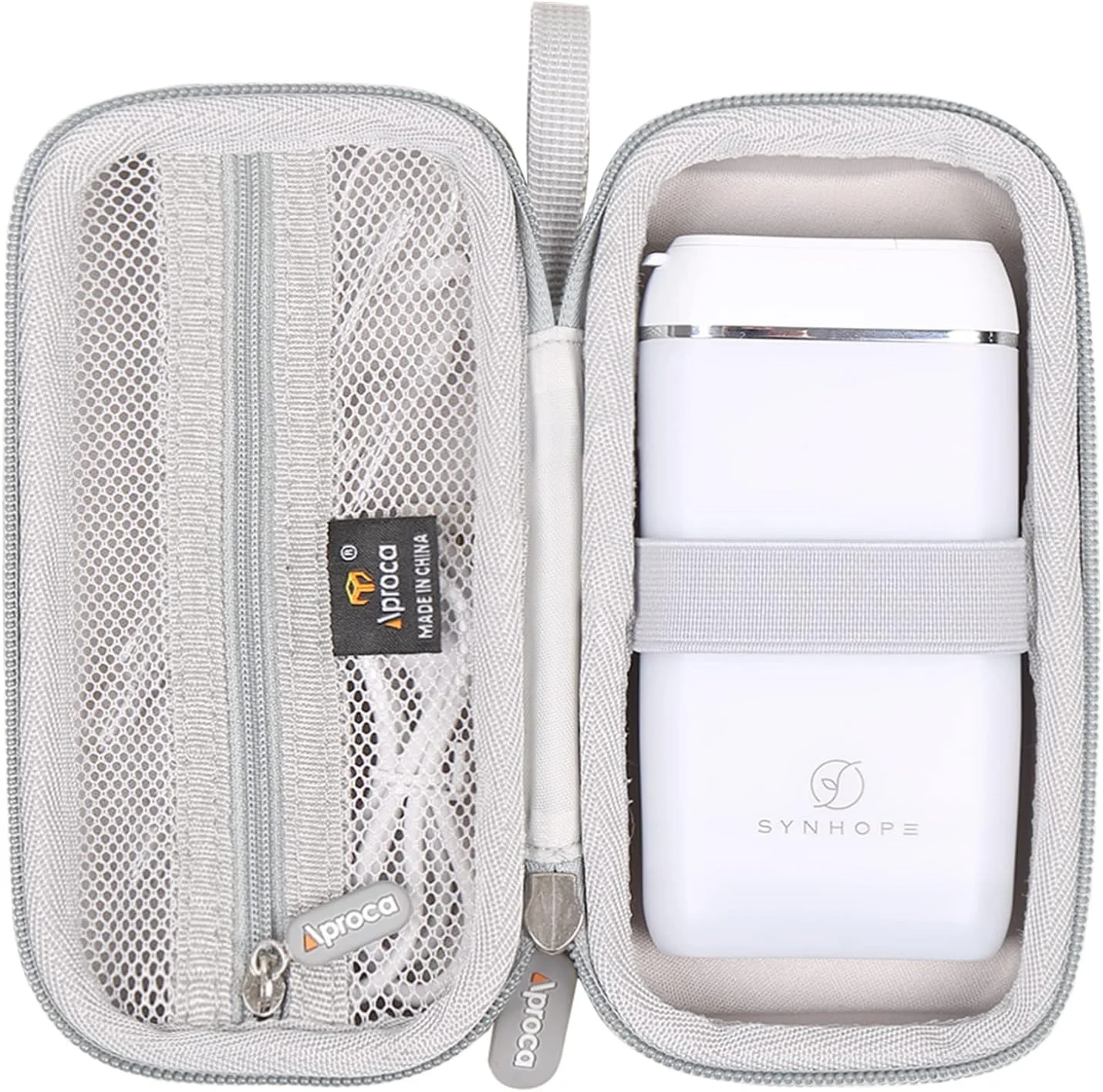 کیف سخت حمل و نقل Aproca برای نخ دندان آبی SYNHOPE [کوچک بی سیم قابل حمل] دستگاه شستشوی دهان و دندان