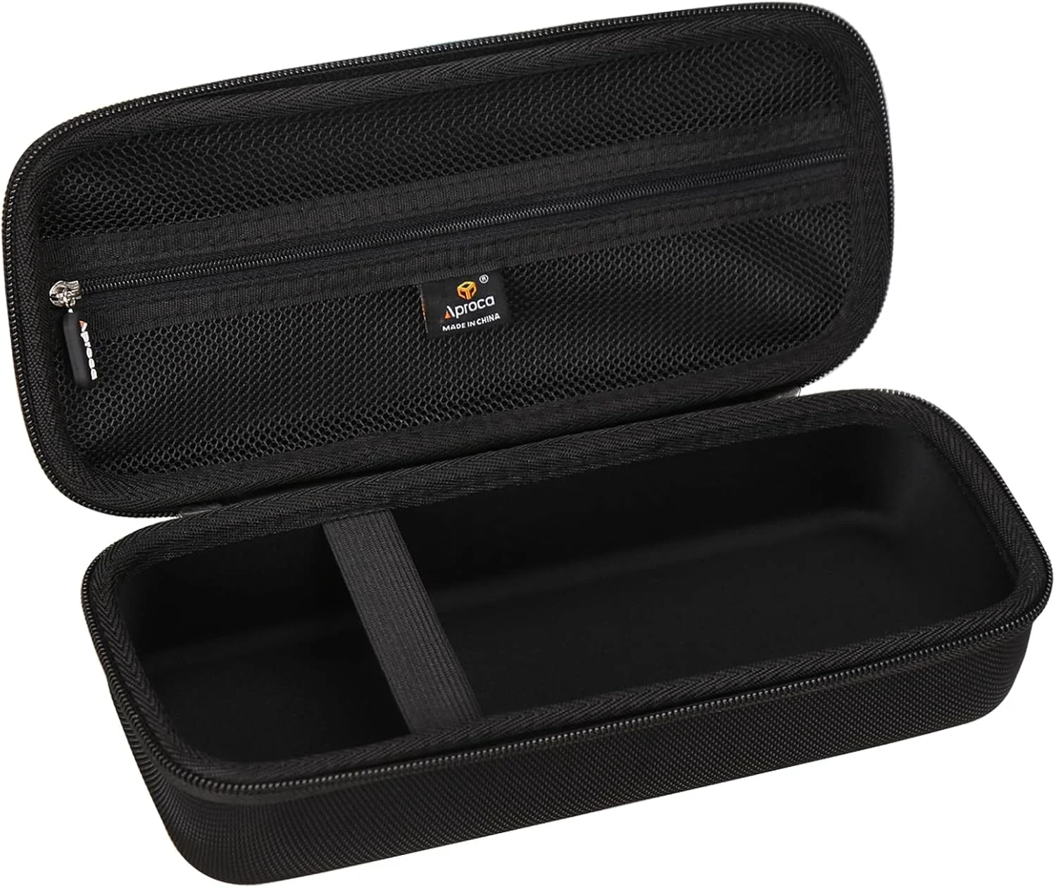 کیف محافظ سخت مشکی Aproca برای نخ دندان آبی COSLUS مدل F5020E و لوازم جانبی