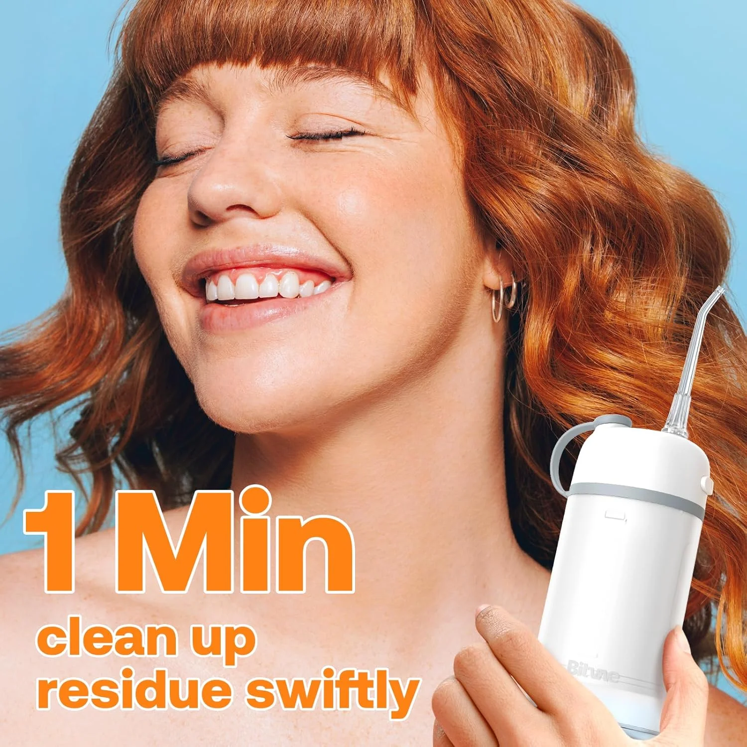 دستگاه شستشوی دهان و دندان Bitvae، مینی و قابل حمل، دستگاه تمیز کننده دندان بی سیم با مخزن آب تلسکوپی، شارژ Type-C، مناسب برای مسافرت و خانه (سفید یخی) دستگاه شستشوی دهان و دندان Bitvae، مینی و قابل حمل، دستگاه تمیز کننده دندان بی سیم با مخزن آب تلسکوپی، شارژ Type-C، مناسب برای مسافرت و خانه (سفید یخی)