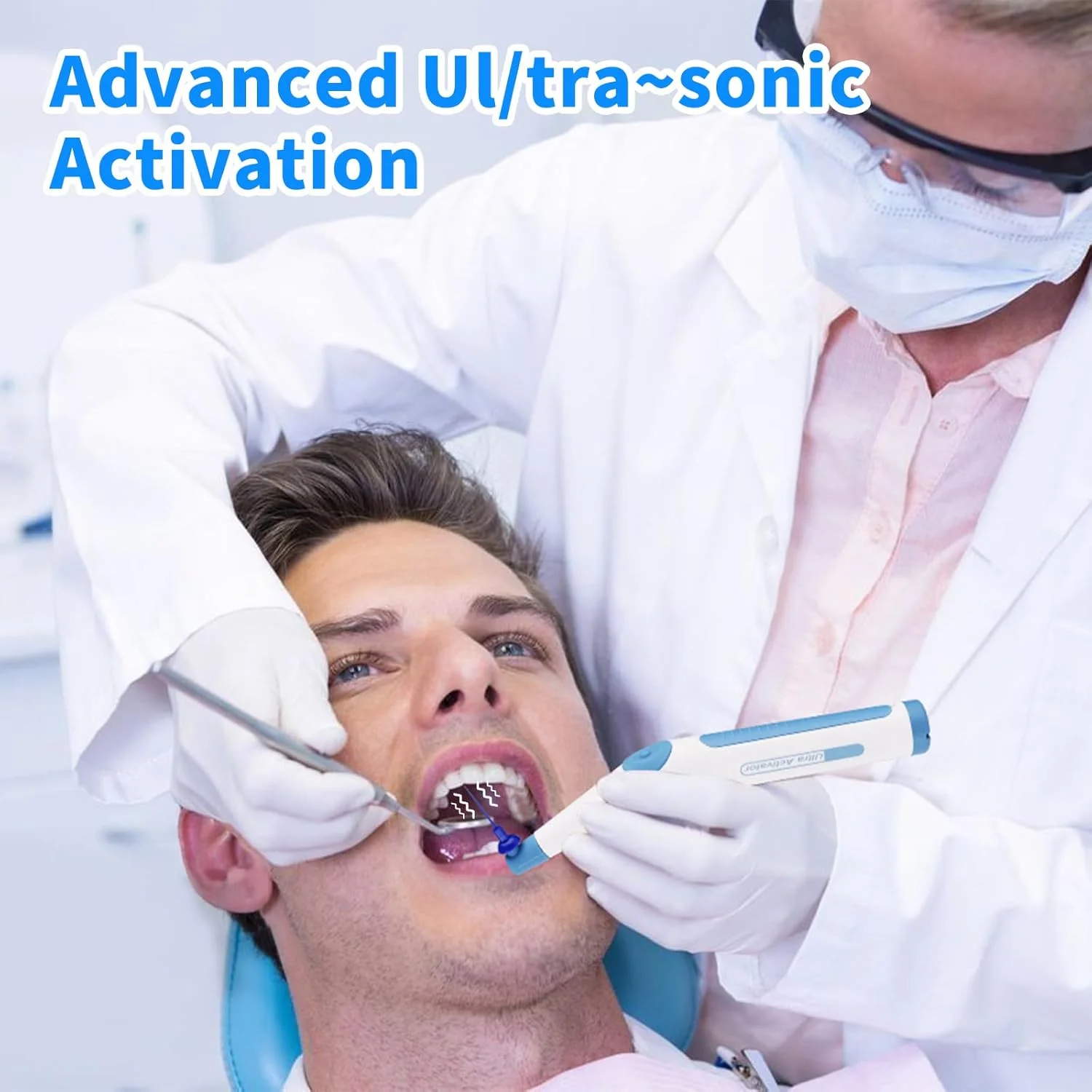 دستگاه پاک کننده الترا سونیک با 60 عدد سری، طراحی ارگونومیک مورب و نوسان سه سرعته سه بعدی، تمیز کننده آلودگی های داخلی، دارای چراغ نشانگر آبی