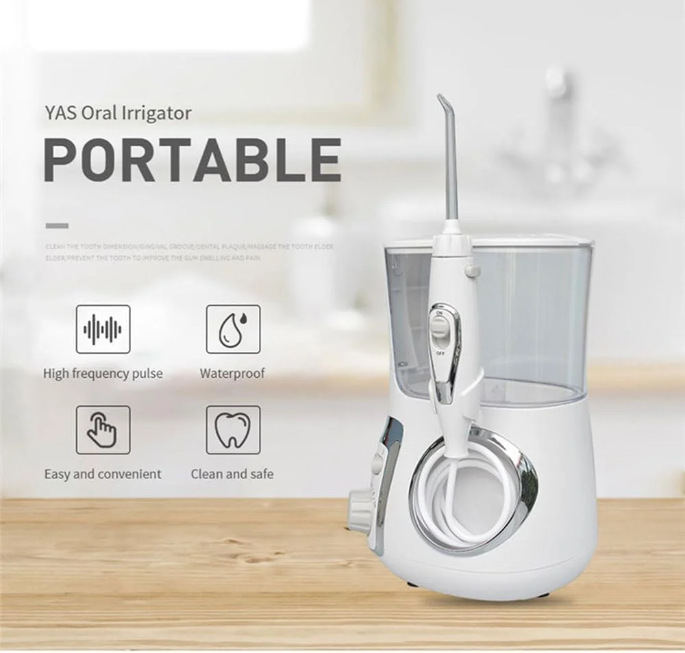 دستگاه شستشوی دهان و دندان حرفه ای COOLBABY، تمیز کننده چند منظوره دندان، دارای 10 سطح فشار آب قابل تنظیم
