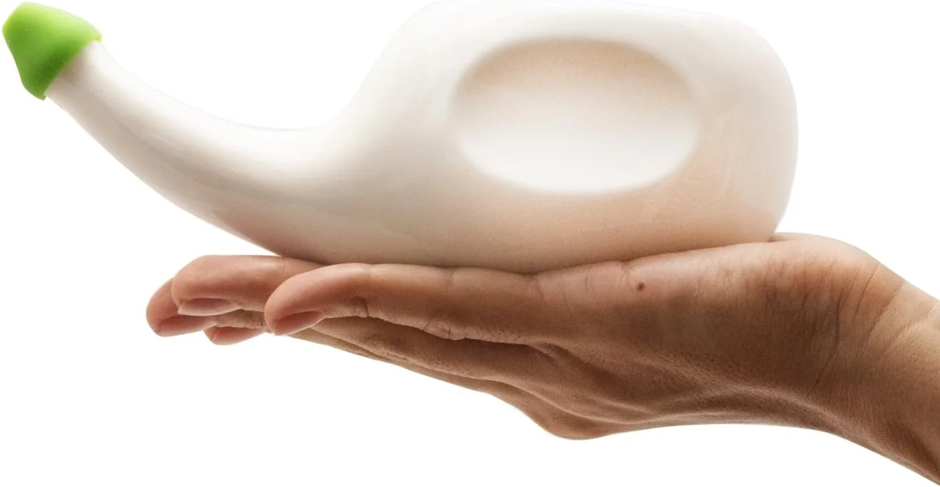 بطری شستشوی بینی ComfyPot، سیستم شستشوی سینوس، تسکین احتقان، پاک کننده بینی، سیستم شستشوی بینی برای بزرگسالان و کودکان، شستشوی سالین، درمان عفونت سینوسی