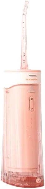 واتر فلاسر مینی بی سیم قابل حمل، دستگاه آبیاری دهان قدرتمند و قابل شارژ IPX7 ضد آب برای تمیز کردن دندان ها، لثه ها، ارتودنسی و مراقبت از دندان