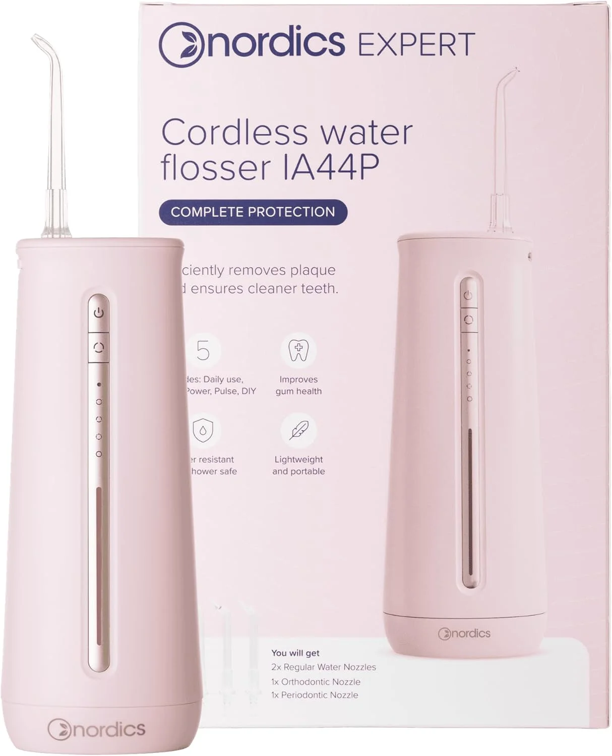 واتر فلاسر بی سیم نوردیکس مدل Expert IA44 صورتی