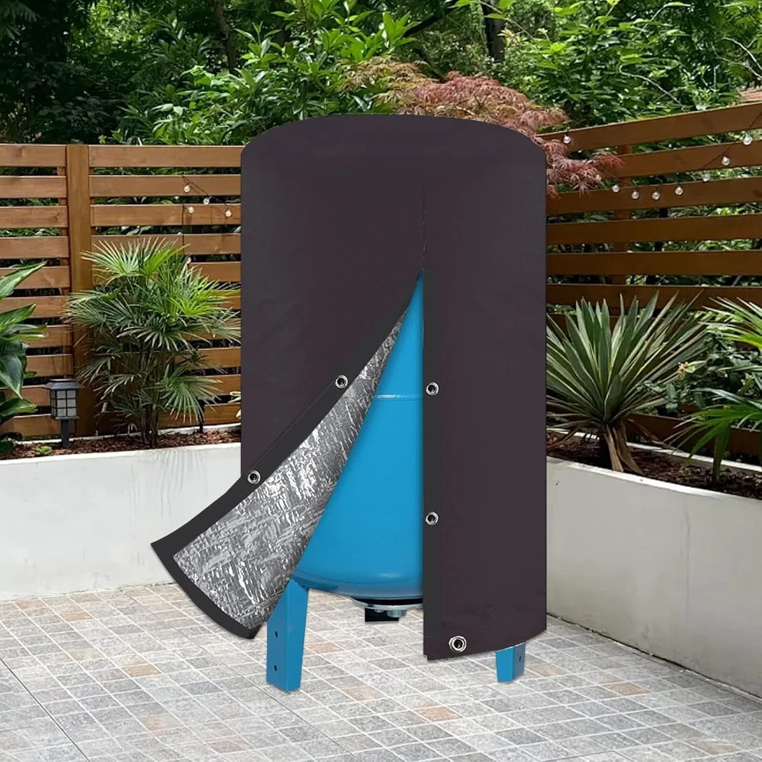 پوشش چاه آب برای فضای باز | آستین عایق ضد سایش - پوشش محافظت در برابر یخ زدگی زمستانی برای لوله کشی، چاه آب، آبیاری، آبپاش، چمن، زیرزمین، ساخت و ساز در فضای باز