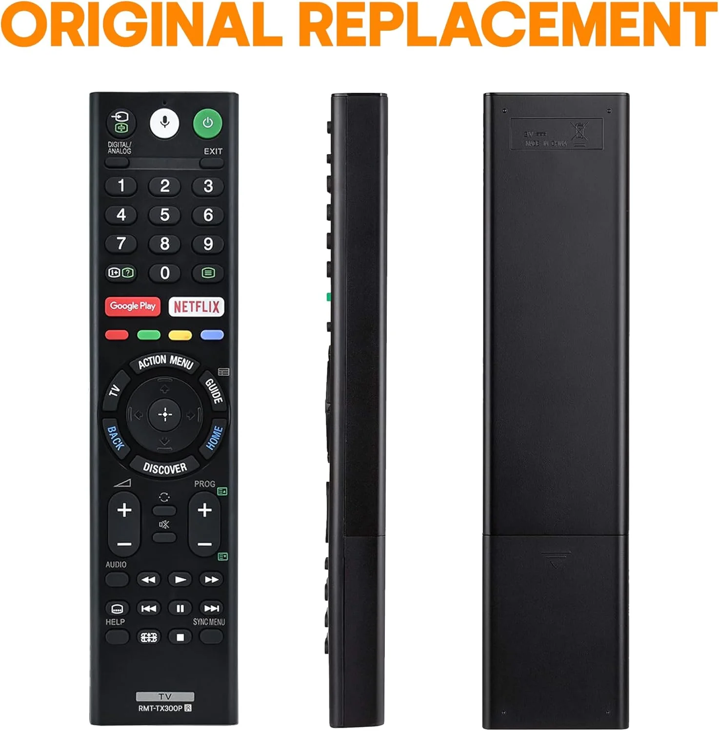 ریموت کنترل جایگزین تلویزیون سونی مدل RMF-TX300P