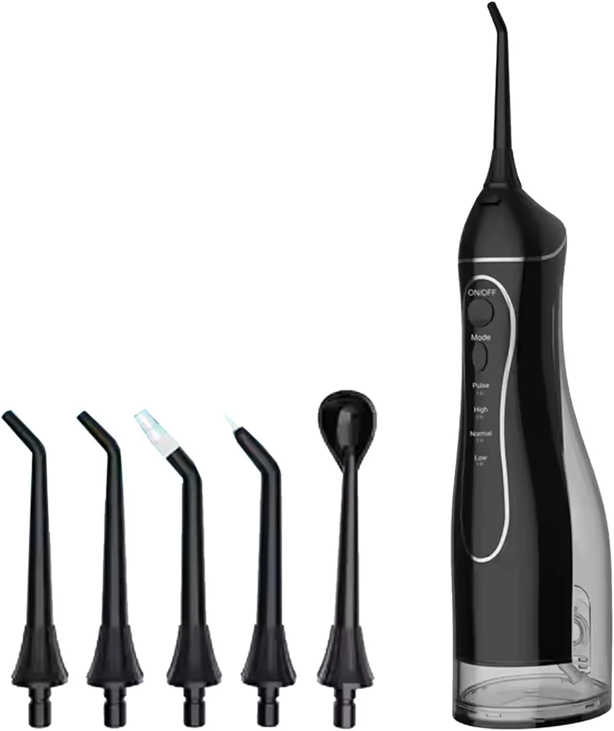 دستگاه شستشوی دهان و دندان ایواپیور، بدون سیم، باتری قدرتمند با عمر طولانی، جت چند منظوره با قابلیت چرخش 360 درجه، مخزن آب جداشدنی 300 میلی لیتری، ضد آب IPX7، قابل شارژ USB، مناسب برای مسافرت و استفاده در منزل