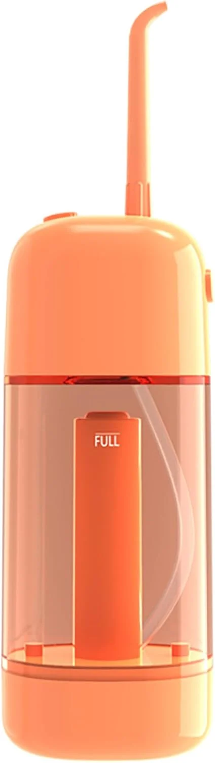 دستگاه شستشوی دهان دستی با فشار هوا FYZB، آبیاری دهان و دندان قابل حمل غیر الکتریکی و بدون سیم با قابلیت نگهداری نازل، مناسب برای مسافرت