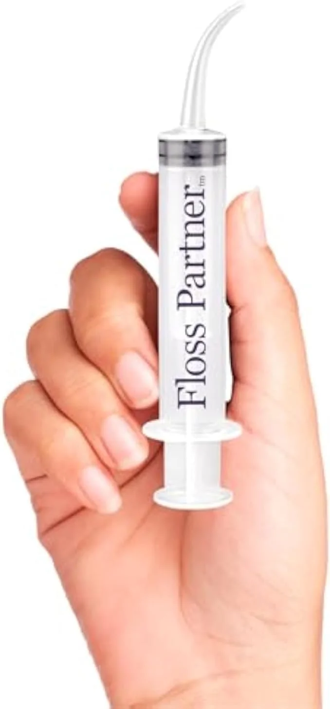 واتر فلاسر دندان شوی FlossPartner. کوچکترین سایز جیبی بی سیم قابل حمل. استفاده آسان، موثر و قابل استفاده مجدد. دندان، ارتودنسی، لثه، تنفس. مناسب سفر، کار، مدرسه، لوازم کمپینگ و بقا