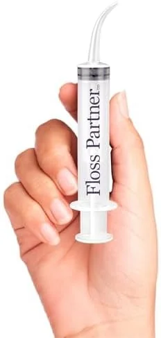 واتر فلاسر دندان شوی FlossPartner. کوچکترین سایز جیبی بی سیم قابل حمل. استفاده آسان، موثر و قابل استفاده مجدد. دندان، ارتودنسی، لثه، تنفس. مناسب سفر، کار، مدرسه، لوازم کمپینگ و بقا