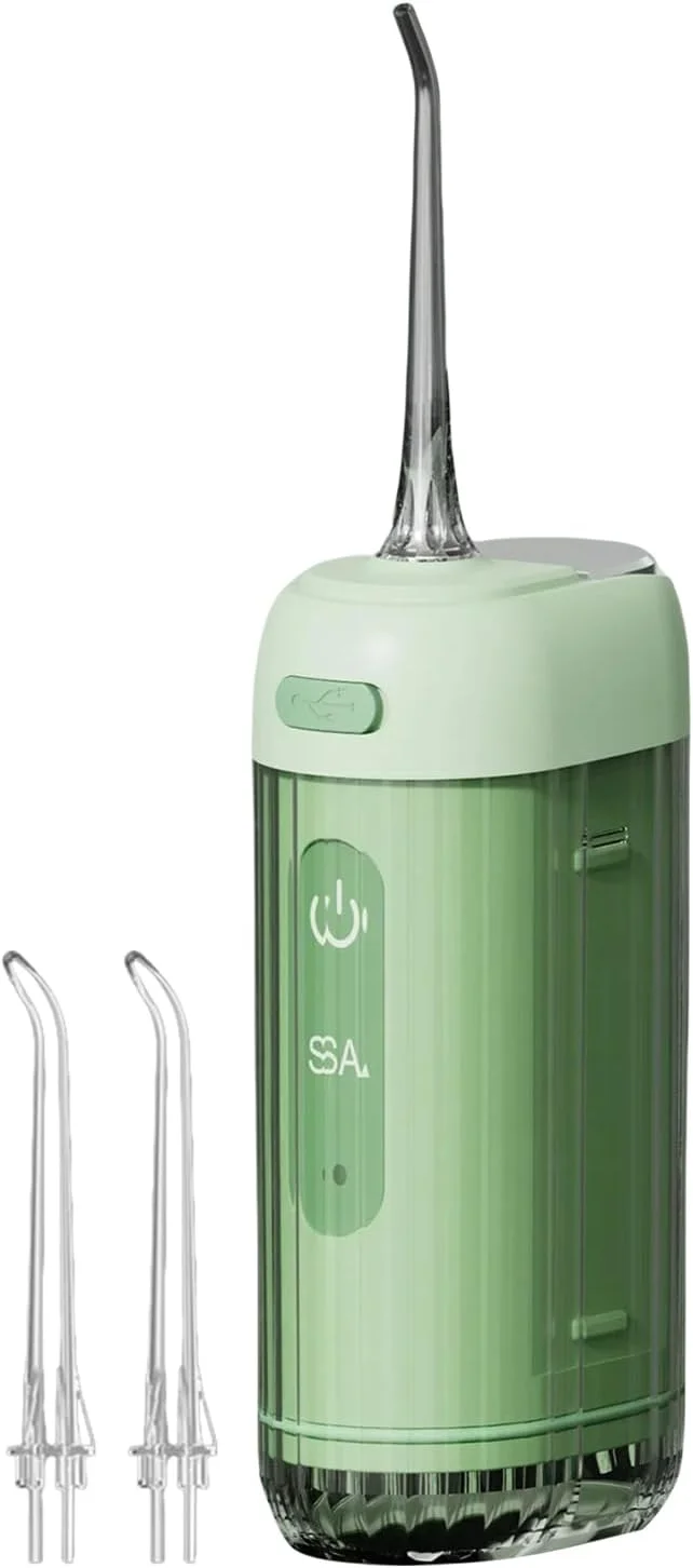 دستگاه شستشوی دهان و دندان | دستگاه خلال دندان آبی، 200 میلی لیتر، دستگاه تمیز کننده بی سیم و ضد آب برای کودکان، بزرگسالان، استفاده در فضای باز، مدرسه، حمام، باشگاه، مسافرت، تعطیلات و ساحل