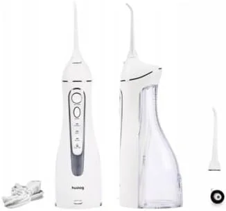 دستگاه تمیز کننده دندان بی سیم با 4 حالت و 2 نازل سفید 150 میلی لیتر
