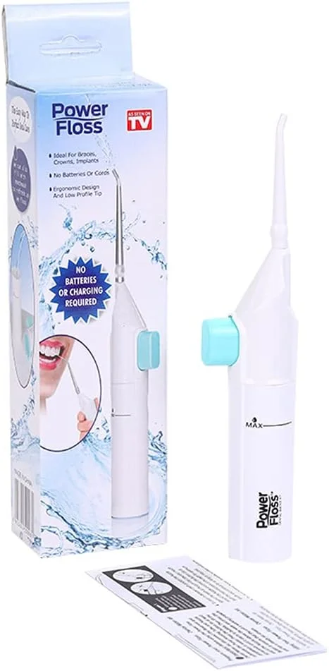 دستگاه شستشوی دهان، نخ دندان آبی دستی با فشار، قابل حمل برای دندان، 40 میلی لیتر...